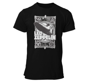Led Zeppelin Gray Poster